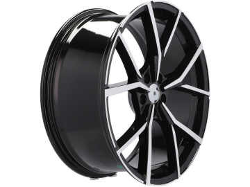 Jantes Look Volkswagen Golf R 20x8.5 5X112 ET 38 57.1 (Preto Polido)