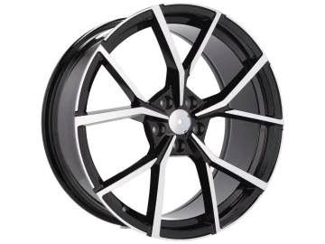 Jantes Look Volkswagen Golf R 20x8.5 5X112 ET 38 57.1 (Preto Polido)