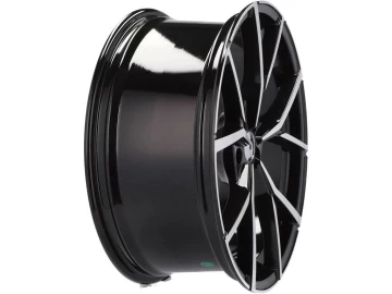 Jantes Look Volkswagen Golf R Mk7.5 17x7 5X112 ET  40  57.1 (Preto Polido)