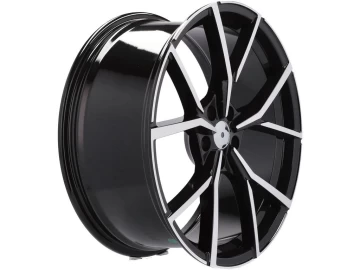 Jantes Look Volkswagen Golf R Mk7.5 17x7 5X112 ET  40  57.1 (Preto Polido)