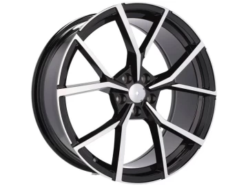 Jantes Look Volkswagen Golf R Mk7.5 17x7 5X112 ET 45 57.1 (Preto Polido)