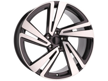 Jantes Look Volkswagen Touareg Nevada R-Line 19x8 5X112 ET 28 66.6 (Preto Polido)