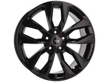 Jantes Look Volkswagen Passat 16x6.5 5X100 ET 45 57.1 (Preto Metade Matte)