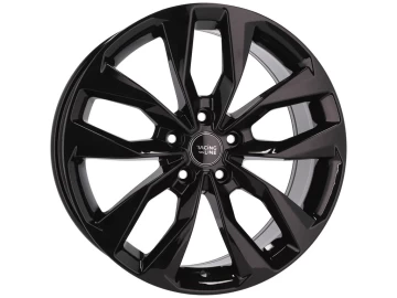 Jantes Look Volkswagen Passat 16x6.5 5X112 ET 45 66.6 (Preto Metade Matte)