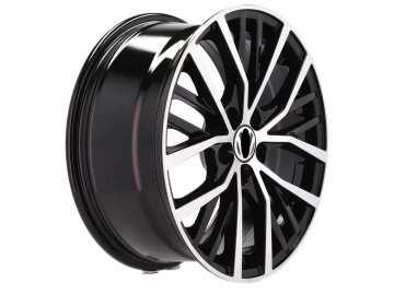 Jantes Look Volkswagen Polo GT 17x7.5 5X112 ET 45 57.1 (Preto Polido)