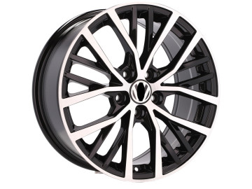 Jantes Look Volkswagen Polo GTI 17x7.5 5X100 ET 45 57.1 (Preto Polido)