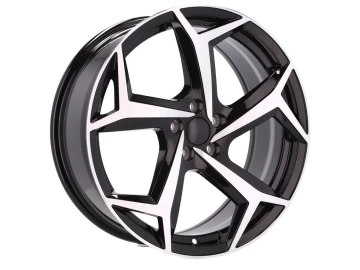 Jantes Look Volkswagen Polo R 16x6.5 5X100 ET 45 57.1 (Preto Polido)