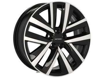 Jantes Look Volkswagen T-Cross 17x6.5 5X100 ET 34 57.1 (Preto Polido)