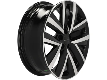 Jantes Look Volkswagen T-Cross 17x6.5 5X100 ET 34 57.1 (Preto Polido)