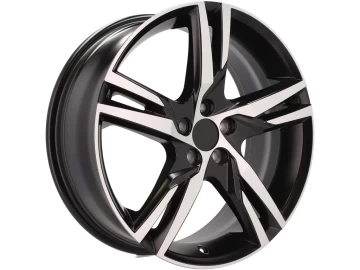 Jantes Look Volvo R Design 19x7.5 5X108 ET 50.5 63.4 (Preto Metade Matte)