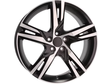 Jantes Look Volvo R Design 19x7.5 5X108 ET 50.5 63.4 (Preto Metade Matte)