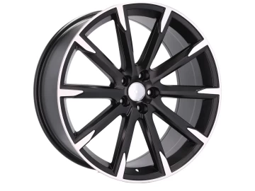 Jantes Look Volvo R Design 19x8 5X108 ET 45 63.3 (Preto Polido Metade Matte)