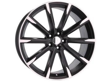 Jantes Look Volvo R Design 19x8 5X108 ET 45 63.3 (Preto Polido Metade Matte)