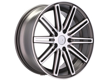 Jantes Look Vossen CV4 18x9 5X120 ET 35 72.6 (Cinza Polido Matte)