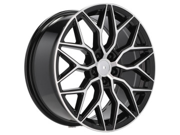 Jantes Look Vossen HF6-3  18x8 5X108 ET 40 67.1 (Preto Polido)