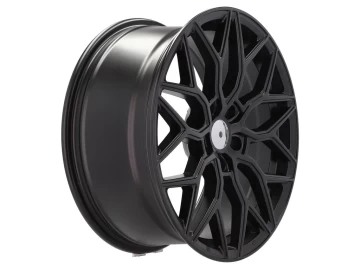 Jantes Look Vossen HF6-3 18x8 5X112 ET 40 66.5 (Preto Metade Matte)