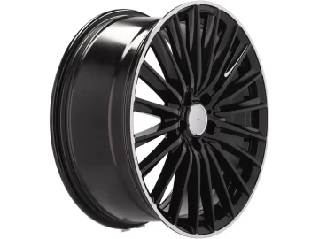 Jantes Look Mercedes Novo Class C W206 AMG 19x8 5X112 ET 45 66.6 (Preto + ba Polida)