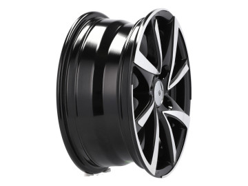 Jantes Look Peugeot R116 15x6.5 4X100 ET 40 60.1 (Preto Polido) 