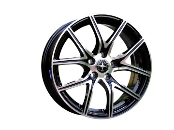 Jantes look Alfa Romeo 16x6.5 5X98 ET 39 58.1 (Preto Polido) 