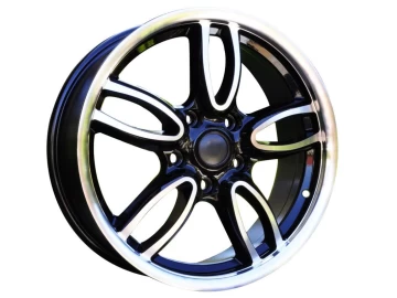 Jantes Look Mini JCW 509 17x7 5X120 ET 50 72.6 (Preto Polido Metade Matte)