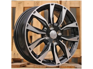 Jantes Renault Clio Megane 15x6 4X100 ET 45 60.1 Preto Polido