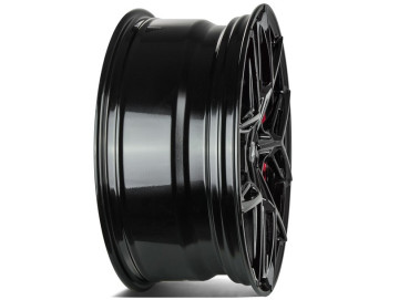 Jantes Seventy9 SCF-B 18x9 5x112 ET 40 66,6 Preto Brilhante + Aba Interna Vermelha