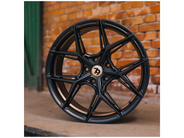 Jantes Seventy9 SCF-B - 19X8.5 5x112 ET 35 66.6 Preto Matte + Aba Interna Dourada