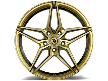 Jantes Seventy9 SV-A - 18x8 5x120 ET 30 72,6 Gold + Aba Frisada Interna Preto