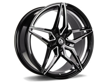 Jantes Seventy9 SV-A - 18x8 5x120 ET 30 72,6 Preto Brilhante + Prata 