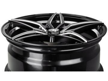 Jantes Seventy9 SV-A - 18x8 5x120 ET 30 72,6 Preto Brilhante + Prata 