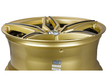 Jantes Seventy9 SV-AR - 19x8.5 5x120 ET 30 74,1 Dourado + Aba Interna Preto