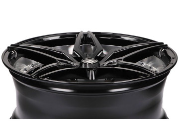 Jantes Seventy9 SV-AR - 19x8.5 5x120 ET 30 74,1 Preto + Aba Interna Cor Prata