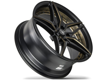 Jantes Seventy9 SV-AR - 19x8.5 5x120 ET 30 74,1 Preto Matte + Aba Interna Dourada