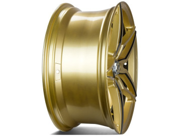 Jantes Seventy9 SV-AR - 19x9.5 5x112 ET 38 66.6 Dourado Matte + Aba Interna Preta