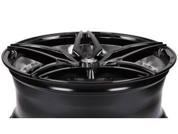 Jantes Seventy9 SV-AR - 19x9.5 5x112 ET 38 66.6 Preto Matte + Aba Interna Prata