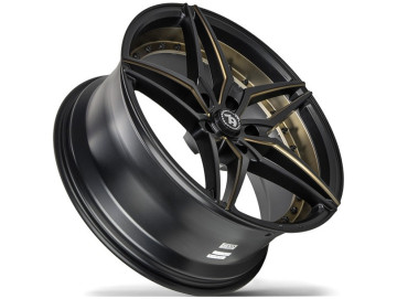 Jantes Seventy9 SV-AR - 19x9.5 x120 ET 35 74,1 Preto Matte + Aba Interna Dourada