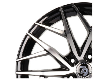 Jantes Seventy9 SV-C - 17x7.5 5x114,3 ET 40 73,1 Preto Polido