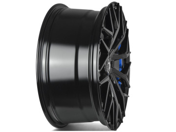 Jantes Seventy9 SV-C - 19x8.5 5x114,3 ET 40 73,1 Preto Brilhante + Aba Interna Azul