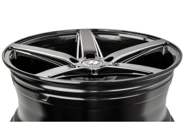 Jantes Seventy9 SV-N - 18x9 5x112 ET 40 66,6 Preto Brilhante + Linha Prata