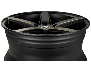 Jantes Seventy9 SV-N - 19x8.5 5x120 ET 30 72,6 Preto Matte + Linha Vermelha 