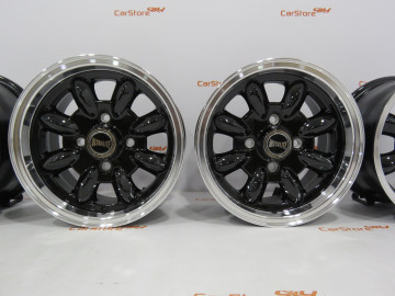  Jantes Ultralite Mini Wheels 12x5.5J - ET20 - 4x101.6 Preto + Polido