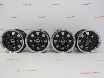  Jantes Ultralite Mini Wheels 12x5.5J - ET20 - 4x101.6 Preto + Polido