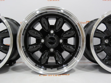  Jantes Ultralite Mini Wheels 12x5.5J - ET20 - 4x101.6 Preto + Polido