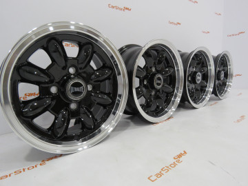  Jantes Ultralite Mini Wheels 12x5.5J - ET20 - 4x101.6 Preto + Polido