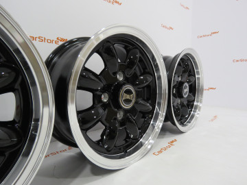  Jantes Ultralite Mini Wheels 12x5.5J - ET20 - 4x101.6 Preto + Polido