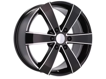 Jantes de Carga Mercedes (max 1250kg)17x7 6X130 ET 50 84.1 (Preto Polido)