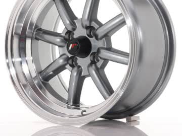 Japan Racing Jr19 15X8 Et0 4X100 Gun Metal