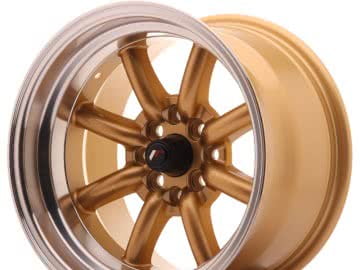 Japan Racing Jr19 15X9 Et-13 4X100/114 Gold