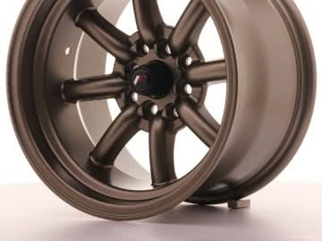 Japan Racing Jr19 15X9 Et-13 4X100/114 Matt Bronze