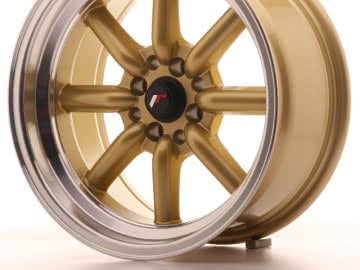 Japan Racing Jr19 16X8 Et0 4X100/114 Gold